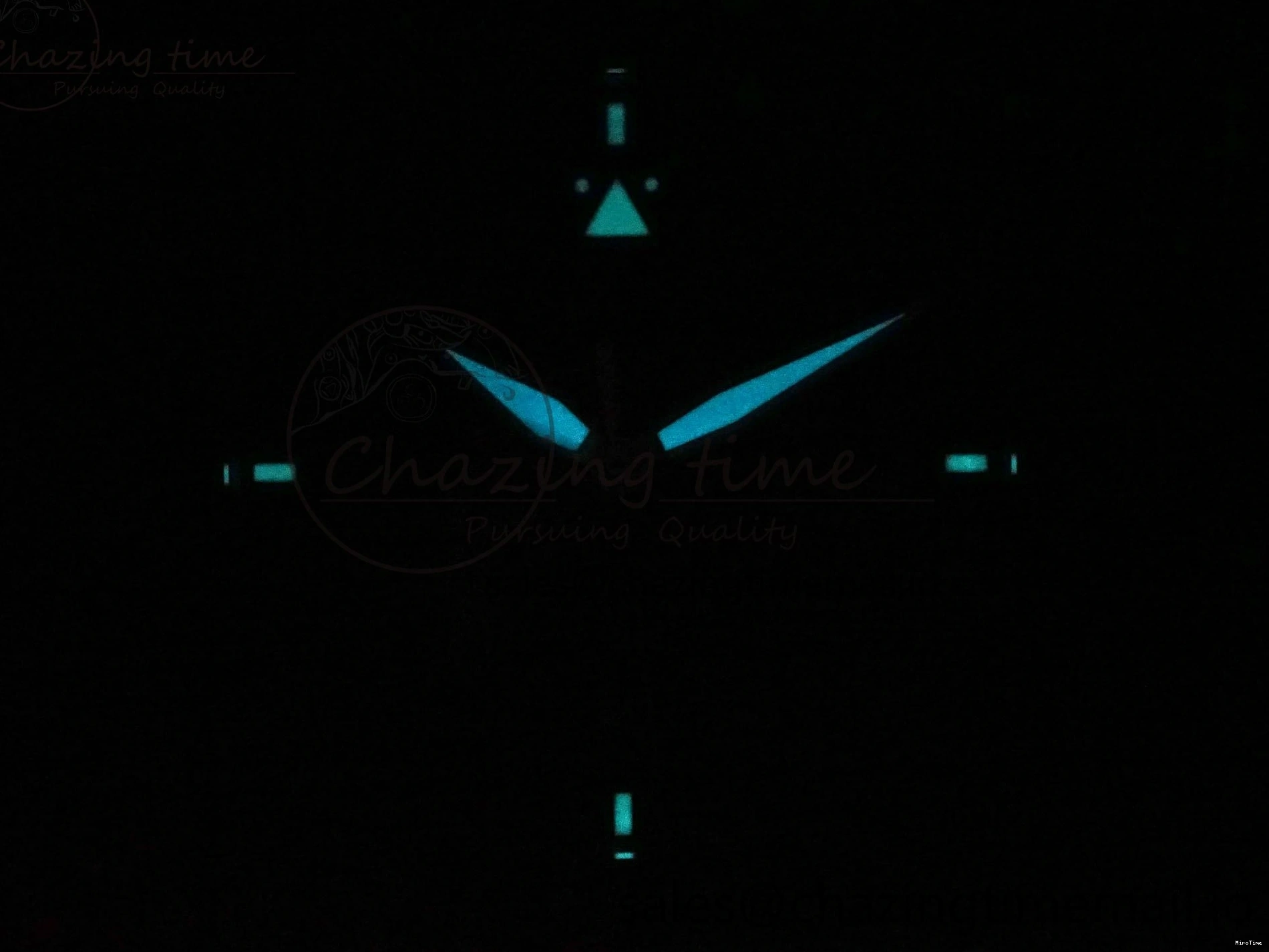 MIROTIME 0505 Durable Big Pilot IW329702 M+F 1:1 Best Edition Green Dial on Green Leather Strap MY 7006